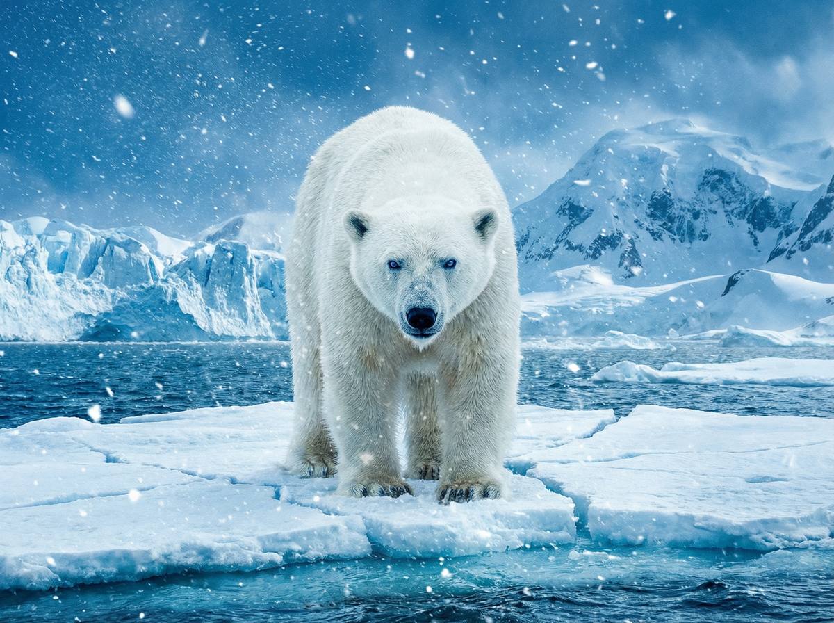 91北极熊视频 - 极地北极熊母子嬉戏生活视频