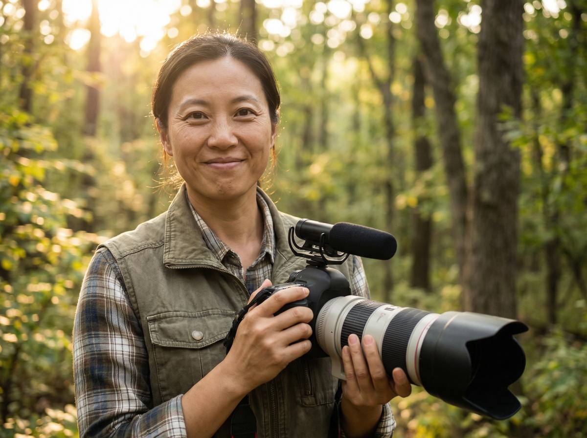 91首席摄影师张晓雯 - 野生动物微距摄影专家